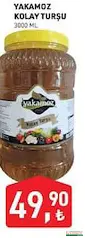 YAKAMOZ KOLAY TURŞU 3000 ML fiyat ve kampanya bilgisi